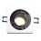 ARO BASCULANTE CUADRADO BLANCO-CROMO 91 mm