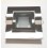 ARO BASCULANTE CUADRADO PLATA 93 mm