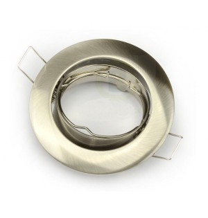 ARO BASCULANTE CUADRADO BLANCO-CROMO 91 mm