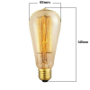BOMBILLA VINTAGE PERA 40w  E27
