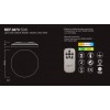 DOWNLIGHT / PLAFON SUPERFICIE LED ZERO 60W Con Mando