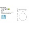 DOWNLIGHT / PLAFON SUPERFICIE LED ZERO 30W   5000k