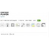 DOWNLIGHT / PLAFON SUPERFICIE LED KYOTO 45W Con Mando