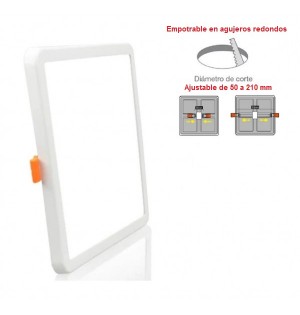 DOWNLIGHT cuadrado regulable