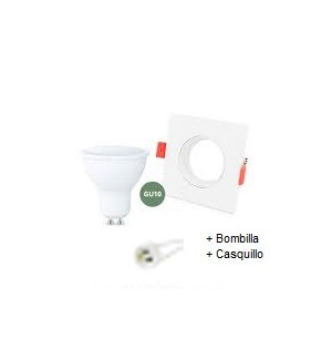 ARO EMPOTRABLE CON BOMBILLA GU10
