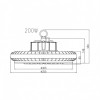 CAMPANA UFO LED