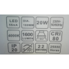 PLACA LED 20W 4000k o 6000k Redonda 180mm con iman