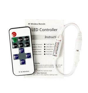 CONTROLADOR TIRA LED BLANCA  12V-24V 6A