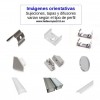 PERFIL ALUMINIO DX-AP05 1000mm